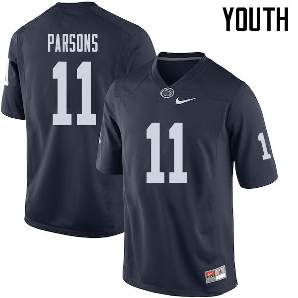 Youth #11 Micah Parsons Penn State Nittany Lions College Football Jerseys Sale-Navy